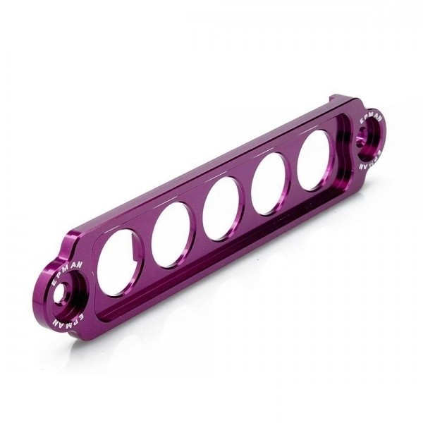 Fixador de Bateria Longo Epman para Honda em Alumínio - Roxo