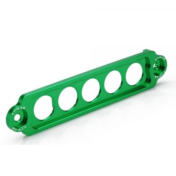 Fixador de Bateria Longo Epman para Honda em Alumínio - Verde
