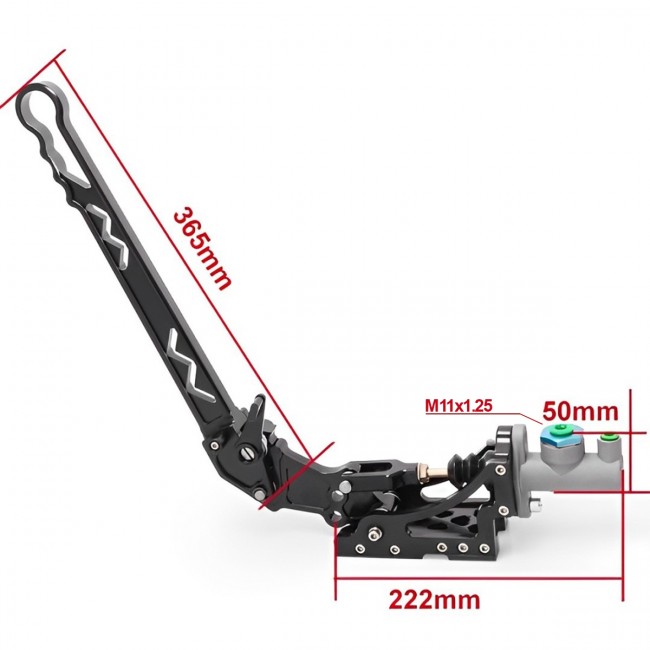 Alavanca Longa para Drift Esportiva Freio De Mão Hidráulica Epman - Preto