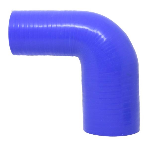 Mangote Azul em Silicone Redutor 90° 2,5" (63mm) para 2,25" (57mm) * 120mm - Epman