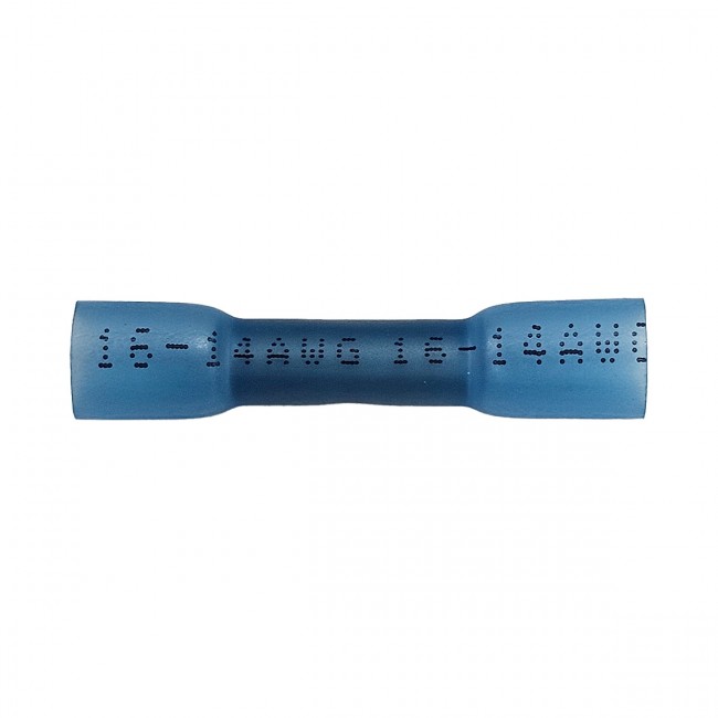Kit Conector Tipo Luva Termo Retrátil Azul 16-14 AWG para fio de 1.1-2.5mm² Emenda de Fio (20 peças) - EPMAN
