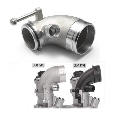 Inlet Pipe para VW / Audi 2.0 TSI EA888 GEN 3 MQB Prata - Epman