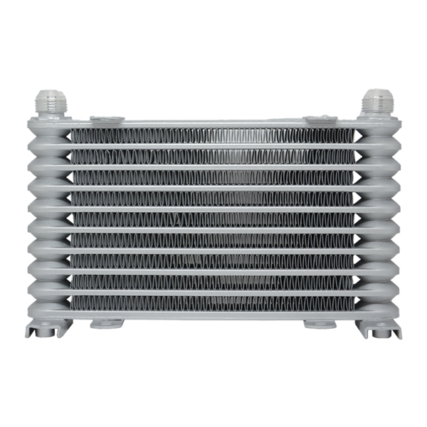 Radiador de Óleo Universal Epman 10 linhas com Saídas 10AN - Prata