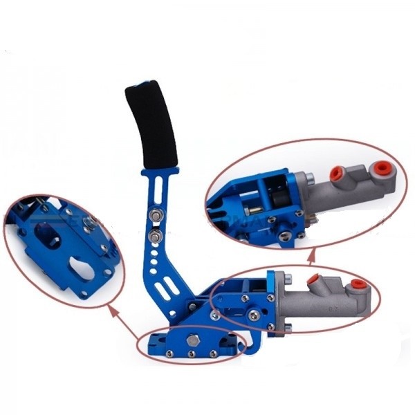 Alavanca Freio De Mão Hidráulico Com Regulagem Epman - Azul