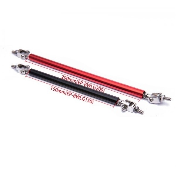 Haste Ajustável de 20cm Epman para Spoiler Lip Skirt Universal - Prata