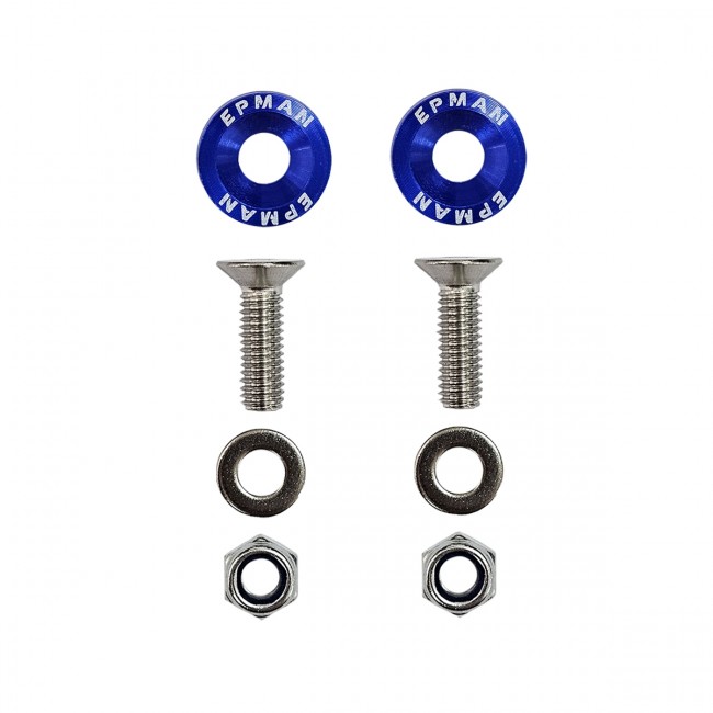 Par de Arruela Billet Universal com parafuso e porca M6 EPMAN