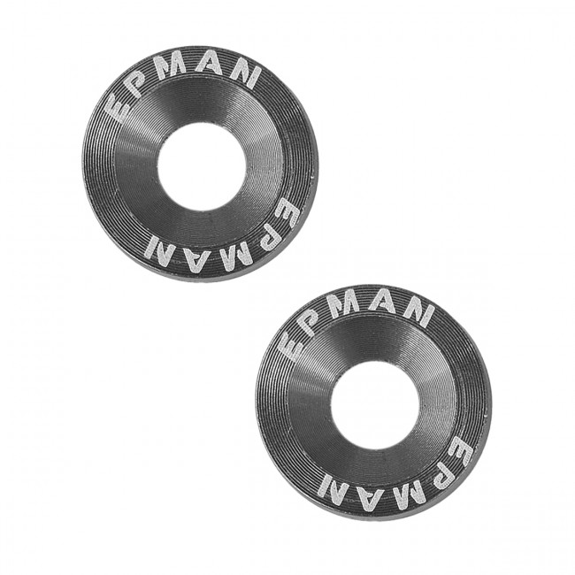 Par de Arruela Billet Universal com parafuso e porca M6 EPMAN - Cinza