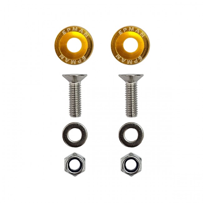 Par de Arruela Billet Universal com parafuso e porca M6 EPMAN