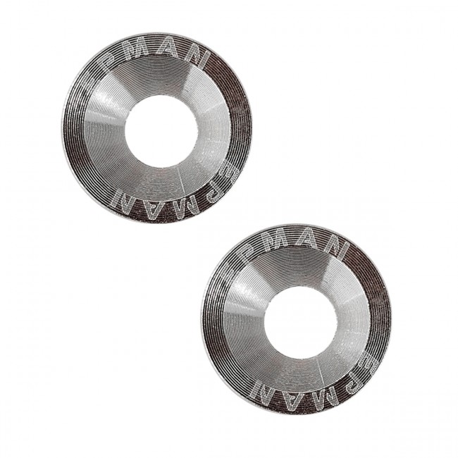 Par de Arruela Billet Universal com parafuso e porca M6 EPMAN - Prata