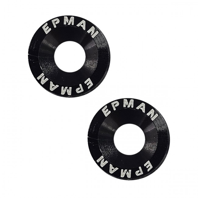 Par de Arruela Billet Universal com parafuso e porca M6 EPMAN - Preto