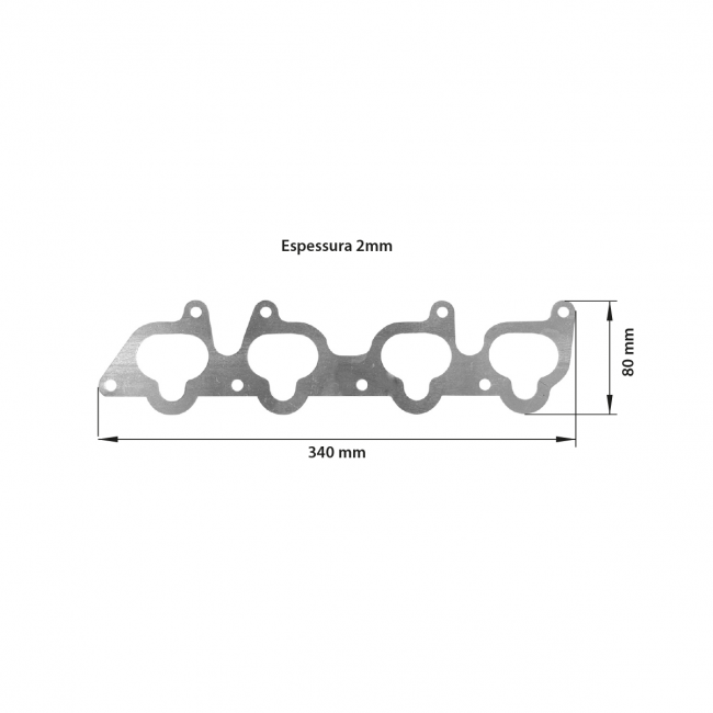 Kit Junta Admissão e Escape VW AP 16v em Alumínio Epman