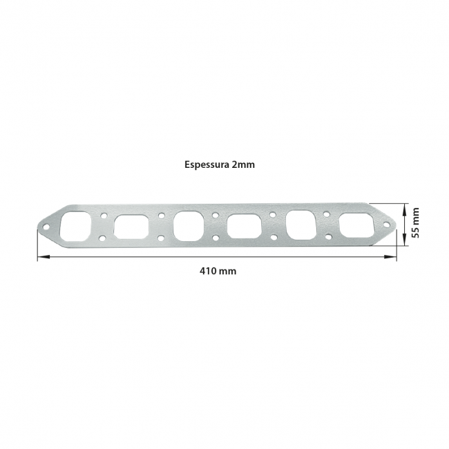 Kit Junta Admissão e Escape VW VR6 24v em Alumínio Epman