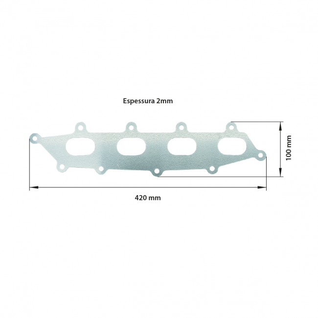 Junta Admissão Honda B16 B18 em Alumínio Epman