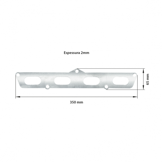 Junta Admissão Renault 2.0 16v F4R Sandero e Outros em Alumínio Epman