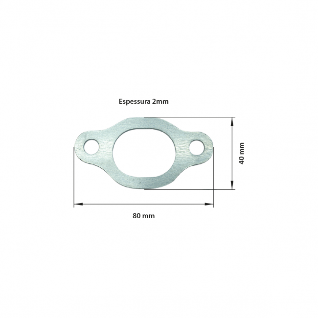 Kit Coletor e Junta de Escapamento VW AP 8V MONOFLUXO para turbina T25 Epman