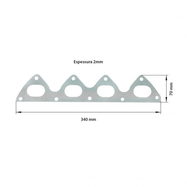 Kit Coletor e Junta de Escapamento Honda B16/B18 para turbina T3 com saída para WG 38mm Epman