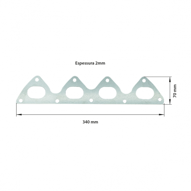 Junta Escape Honda B16 B18 em Alumínio Epman
