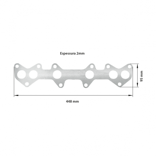 Junta Escape Toyota 1JZ em Alumínio Epman