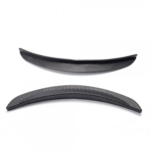 Kit Bumper Esportivo Spoiler Para-lama Aerodinâmico 10" 2 Unidades - Fibra de Carbono
