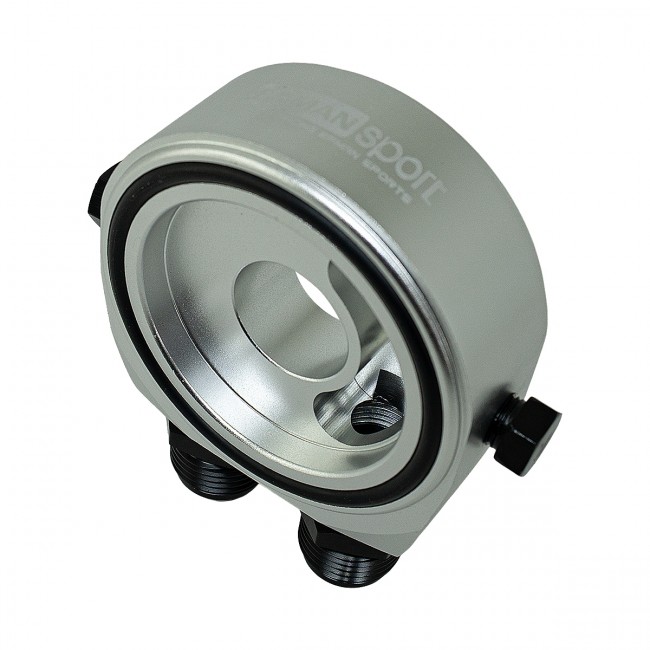 Suporte Filtro De Óleo Sandwich Plate Epman P/ Radiador Óleo - Prata