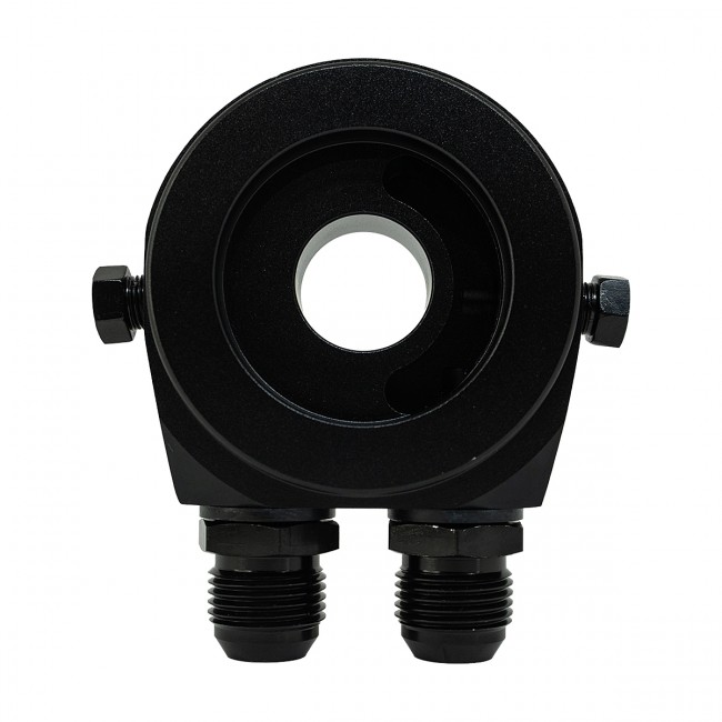 Suporte Filtro De Óleo Sandwich Plate Epman P/ Radiador Óleo - Preto