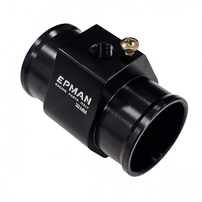 Adaptador para Sensor de Temperatura Entrada e Saída 32mm Preto Epman