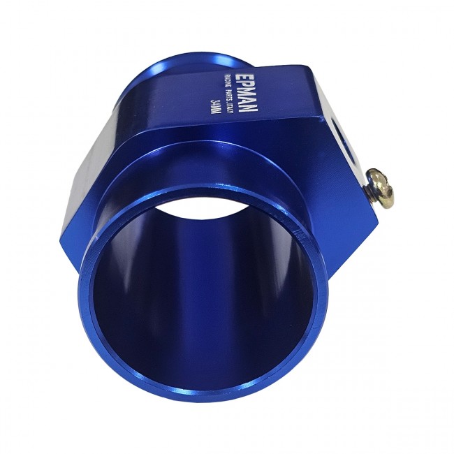 Adaptador para Sensor de Temperatura Entrada e Saída 34mm Azul Epman
