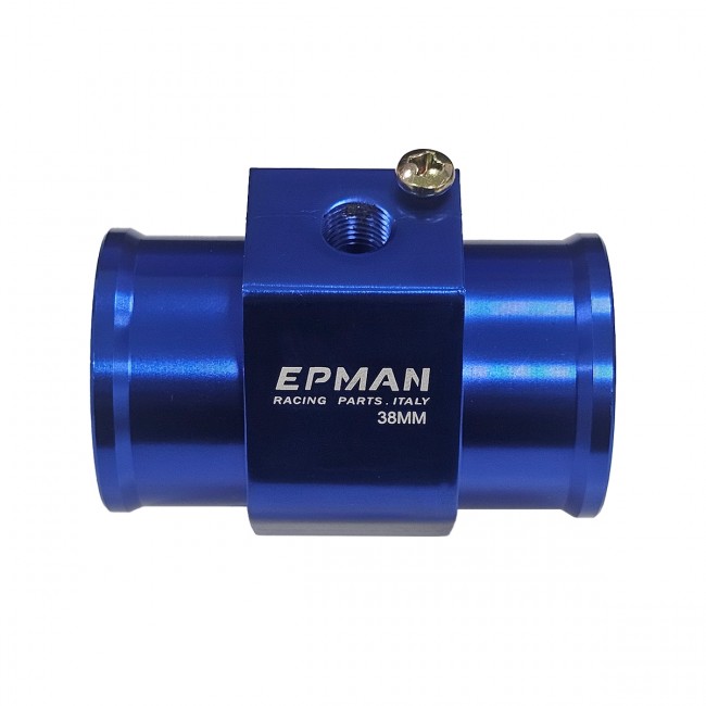 Adaptador para Sensor de Temperatura Entrada e Saída 38mm Azul Epman