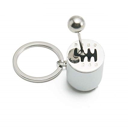 Chaveiro Alavanca de Câmbio 6 Marchas - Prata