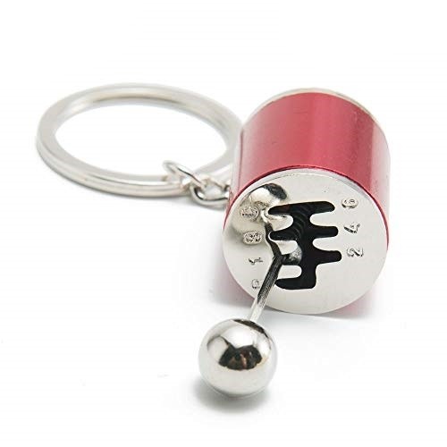 Chaveiro Alavanca de Câmbio 6 Marchas - Vermelho 