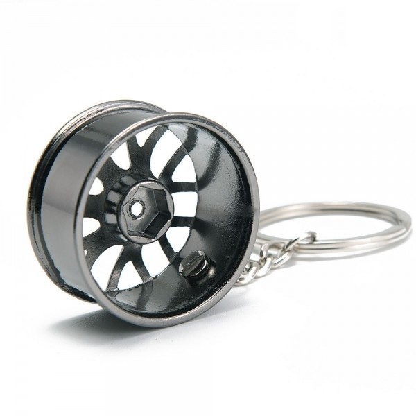 Chaveiro Roda Esportiva - Preto