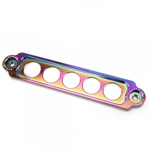 Fixador de Bateria Longo Epman para Honda em Alumínio - Neo Chrome