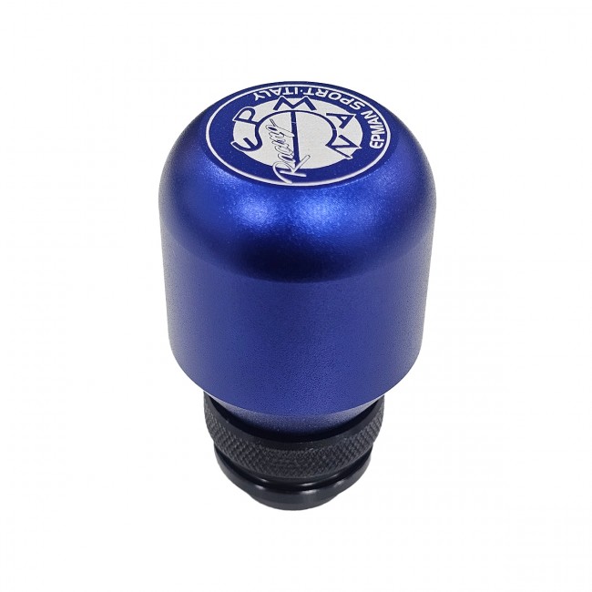 Manopla de Câmbio Longa com Regulagem de Altura em Alumínio - Azul - Epman