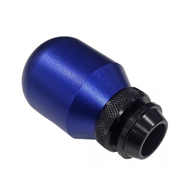 Manopla de Câmbio Longa com Regulagem de Altura em Alumínio - Azul - Epman