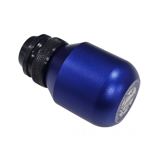 Manopla de Câmbio Longa com Regulagem de Altura em Alumínio - Azul - Epman