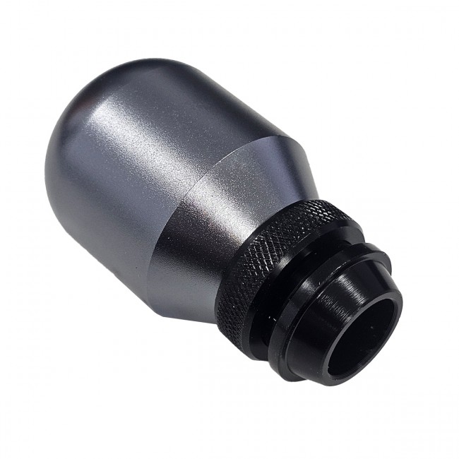 Manopla de Câmbio Longa com Regulagem de Altura em Alumínio - Cinza - Epman