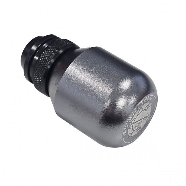 Manopla de Câmbio Longa com Regulagem de Altura em Alumínio - Cinza - Epman