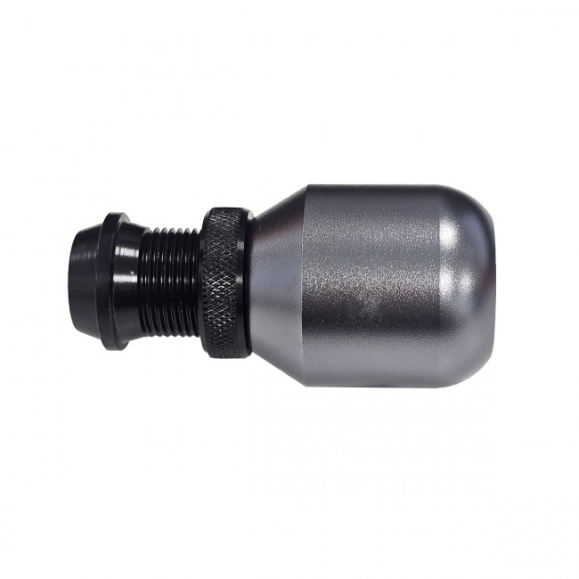 Manopla de Câmbio Longa com Regulagem de Altura em Alumínio - Cinza - Epman