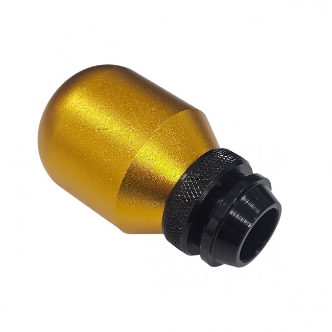 Manopla de Câmbio Longa com Regulagem de Altura em Alumínio - Dourado - Epman