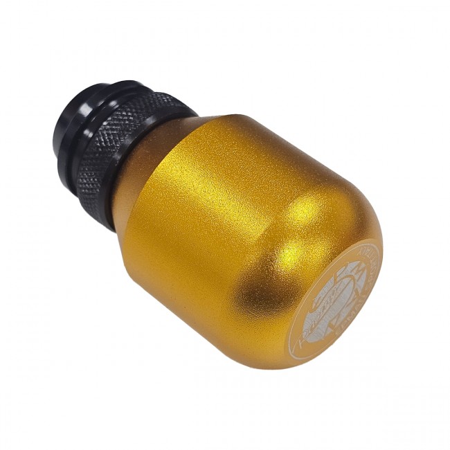 Manopla de Câmbio Longa com Regulagem de Altura em Alumínio - Dourado - Epman