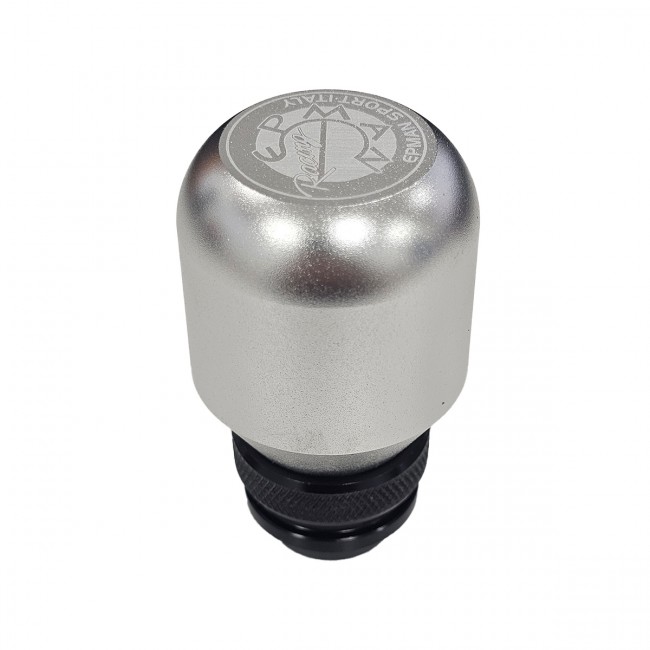 Manopla de Câmbio Longa com Regulagem de Altura em Alumínio - Prata - Epman