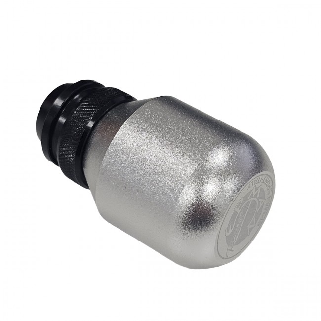 Manopla de Câmbio Longa com Regulagem de Altura em Alumínio - Prata - Epman