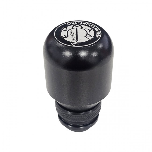 Manopla de Câmbio Longa com Regulagem de Altura em Alumínio - Preto - Epman