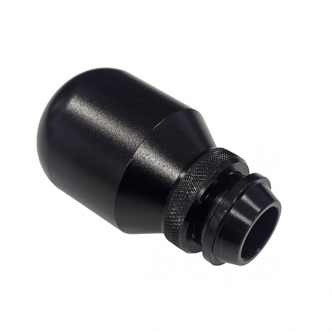 Manopla de Câmbio Longa com Regulagem de Altura em Alumínio - Preto - Epman