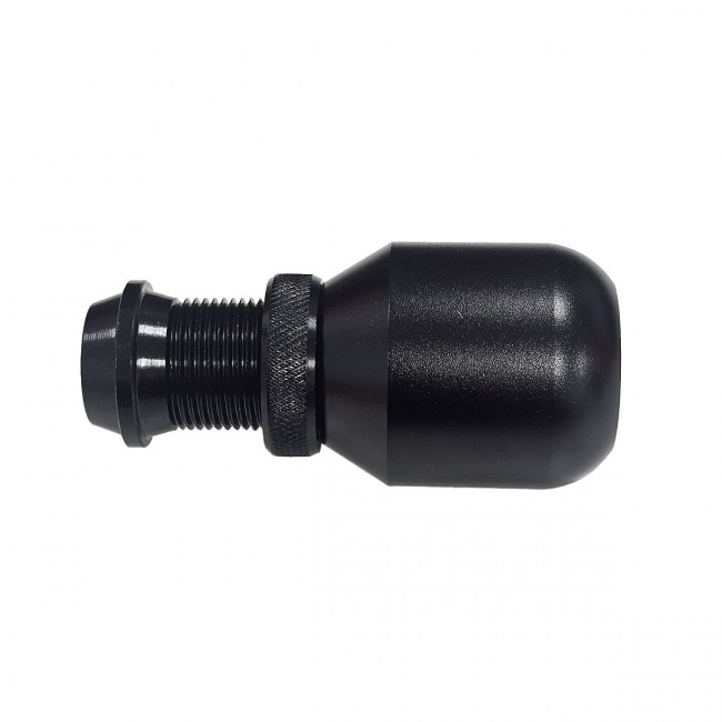 Manopla de Câmbio Longa com Regulagem de Altura em Alumínio - Preto - Epman