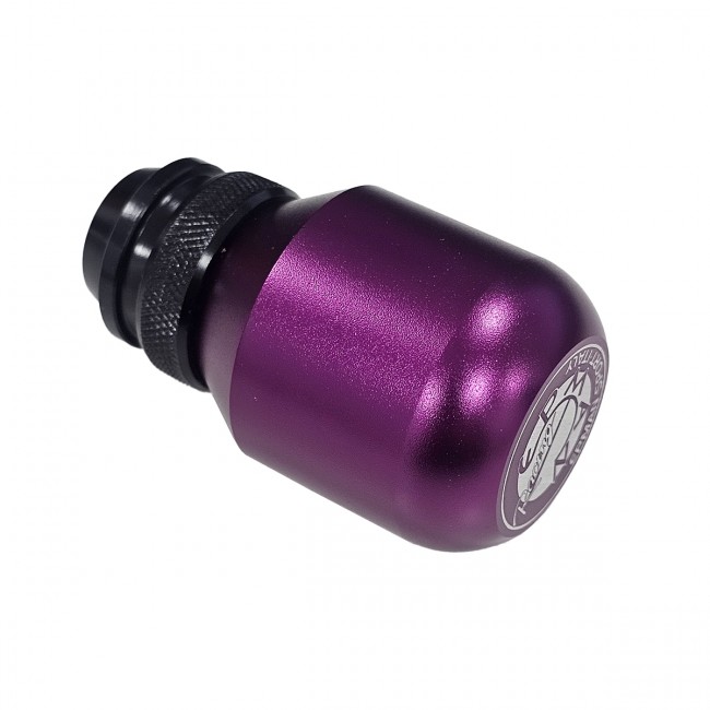 Manopla de Câmbio Longa com Regulagem de Altura em Alumínio - Roxo - Epman