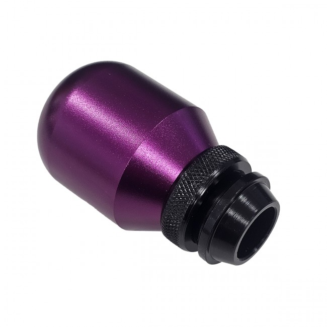 Manopla de Câmbio Longa com Regulagem de Altura em Alumínio - Roxo - Epman