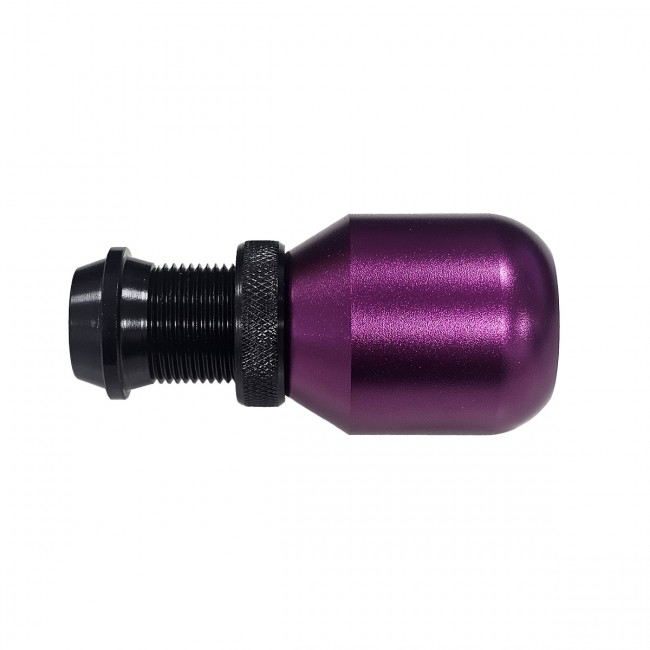 Manopla de Câmbio Longa com Regulagem de Altura em Alumínio - Roxo - Epman