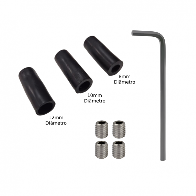 Manopla de Câmbio Longa com Regulagem de Altura em Alumínio Epman