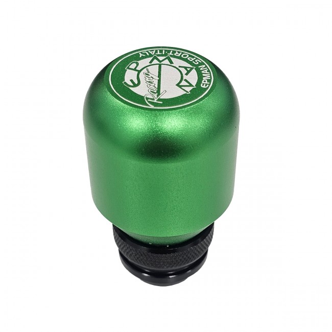 Manopla de Câmbio Longa com Regulagem de Altura em Alumínio - Verde - Epman